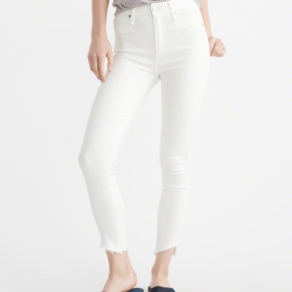 Abercrombie Simone High Rise Ankle Jeans